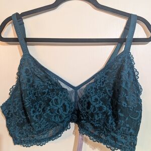 Lace Bralette in Teal